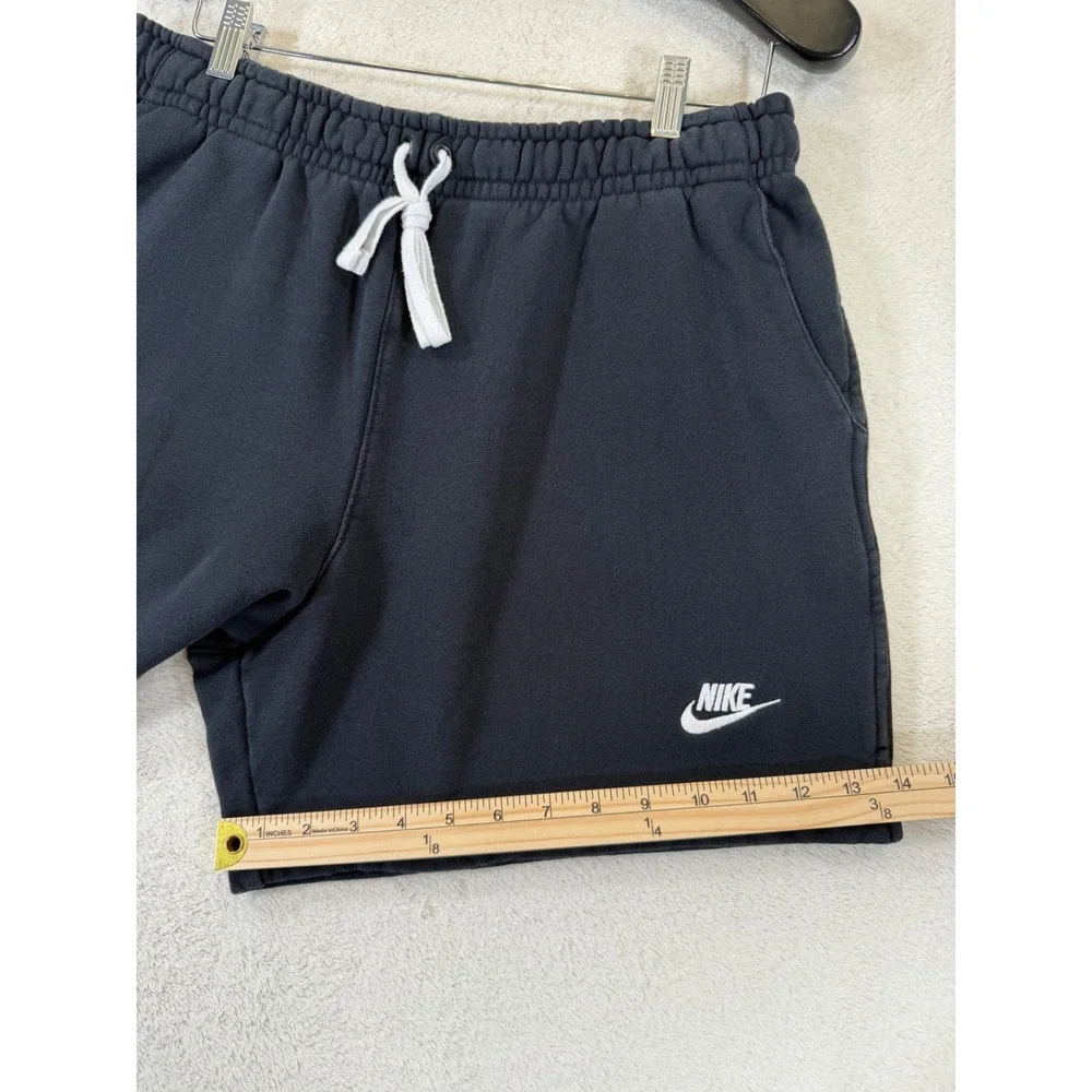 Nike Sportswear Club Fleece Shorts Men's L Black Embroidered Swoosh DX0731-010